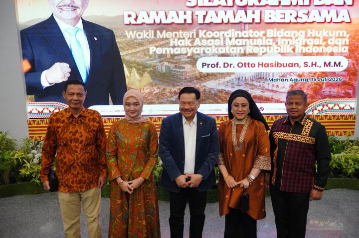 Pemprov Lampung dan Pemerintah Pusat Perkuat Sinergi Wujudkan Tata Kelola Hukum yang Berkeadilan